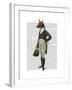 Dandy Fox Full-Fab Funky-Framed Art Print