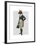 Dandy Fox Full-Fab Funky-Framed Art Print