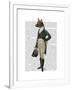 Dandy Fox Full-Fab Funky-Framed Art Print