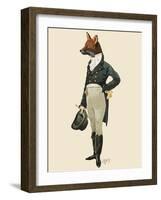 Dandy Fox Full-Fab Funky-Framed Art Print