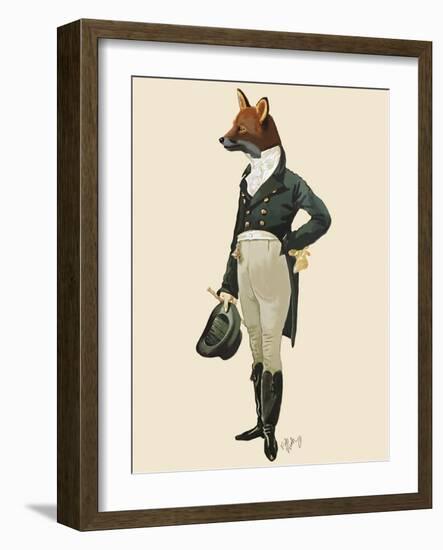 Dandy Fox Full-Fab Funky-Framed Art Print