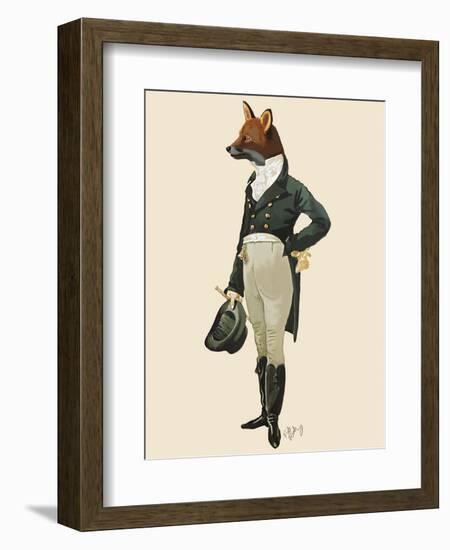 Dandy Fox Full-Fab Funky-Framed Art Print