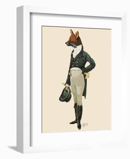 Dandy Fox Full-Fab Funky-Framed Art Print
