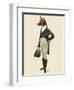 Dandy Fox Full-Fab Funky-Framed Art Print