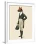 Dandy Fox Full-Fab Funky-Framed Art Print