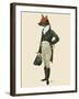 Dandy Fox Full-Fab Funky-Framed Art Print