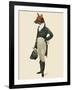 Dandy Fox Full-Fab Funky-Framed Art Print