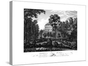 Danet's Hall, Leics 1789-null-Stretched Canvas