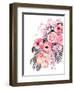 Danette Bouquet in Pink-Rosana Laiz Blursbyai-Framed Giclee Print