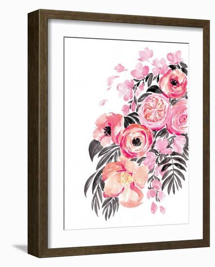 Danette Bouquet in Pink-Rosana Laiz Blursbyai-Framed Giclee Print