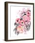 Danette Bouquet in Pink-Rosana Laiz Blursbyai-Framed Giclee Print