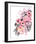 Danette Bouquet in Pink-Rosana Laiz Blursbyai-Framed Giclee Print