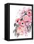 Danette Bouquet in Pink-Rosana Laiz Blursbyai-Framed Stretched Canvas