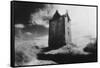 Danganbrack Tower, County Clare, Ireland-Simon Marsden-Framed Stretched Canvas