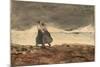 Danger. Dated: 1883/1887. Dimensions: sheet: 37.4 × 53.3 cm (14 3/4 × 21 in.). Medium: watercolo...-Winslow Homer-Mounted Poster