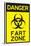 Danger Fart Zone Humor Sign Poster-null-Stretched Canvas