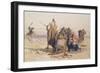 Danger in the Desert, 1867-Carl Haag-Framed Giclee Print