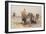 Danger in the Desert, 1867-Carl Haag-Framed Giclee Print