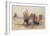 Danger in the Desert, 1867-Carl Haag-Framed Giclee Print