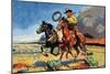 Danger in the West-Arthur Mitchell-Mounted Art Print