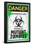 Danger Mutant Zombies-null-Framed Poster