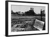 Danger Sign in Love Canal Lot-null-Framed Photographic Print