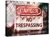 Danger Sign-Philippe Hugonnard-Stretched Canvas