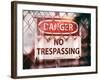 Danger Sign-Philippe Hugonnard-Framed Photographic Print