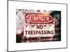 Danger Sign-Philippe Hugonnard-Mounted Art Print