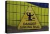 Danger-Banksy-Stretched Canvas