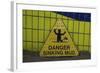 Danger-Banksy-Framed Giclee Print