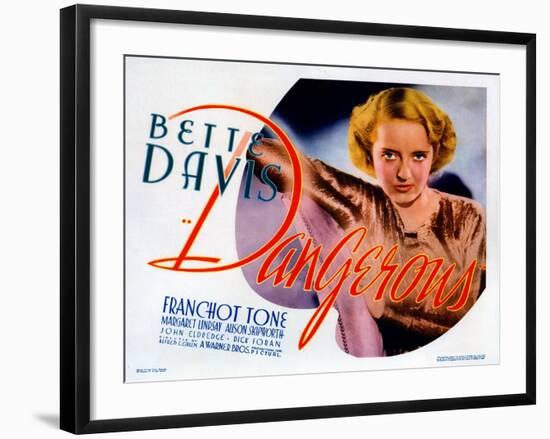 Dangerous, Bette Davis, 1935-null-Framed Photo