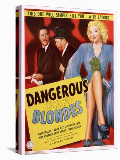 Dangerous Blondes-null-Stretched Canvas