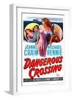 Dangerous Crossing-null-Framed Art Print