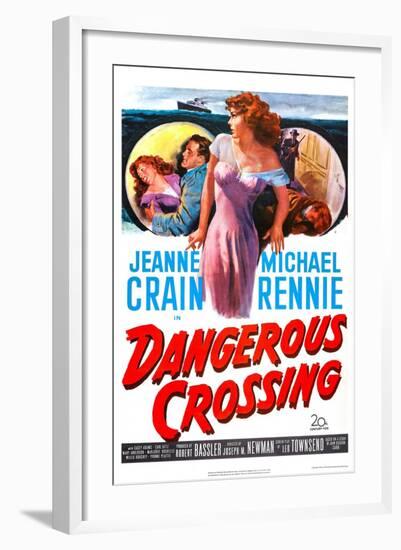 Dangerous Crossing-null-Framed Art Print