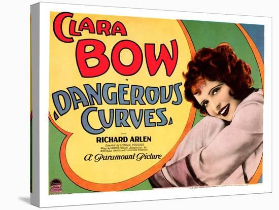 Dangerous Curves, Clara Bow, 1929-null-Stretched Canvas