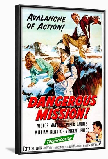 Dangerous Mission-null-Framed Art Print