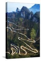 Dangerous Path in China-kataleewan intarachote-Stretched Canvas