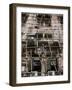 Dangerous Scaffolding, Kolkata, West Bengal, India, Asia-Michael Runkel-Framed Photographic Print