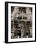 Dangerous Scaffolding, Kolkata, West Bengal, India, Asia-Michael Runkel-Framed Photographic Print