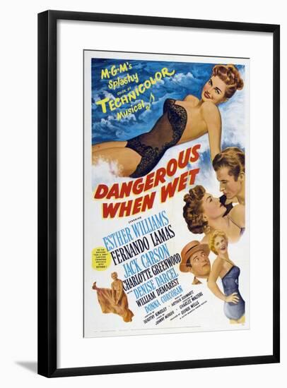 Dangerous When Wet, 1953, Directed by Charles Walters-null-Framed Giclee Print