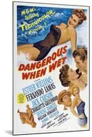 Dangerous When Wet, 1953, Directed by Charles Walters-null-Mounted Giclee Print