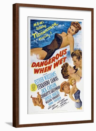 Dangerous When Wet, 1953, Directed by Charles Walters-null-Framed Giclee Print