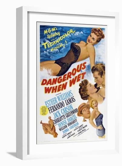 Dangerous When Wet, 1953, Directed by Charles Walters-null-Framed Giclee Print
