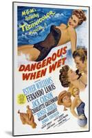 Dangerous When Wet, 1953, Directed by Charles Walters-null-Mounted Giclee Print