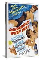 Dangerous When Wet, 1953, Directed by Charles Walters-null-Stretched Canvas