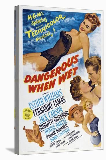 Dangerous When Wet, 1953, Directed by Charles Walters-null-Stretched Canvas