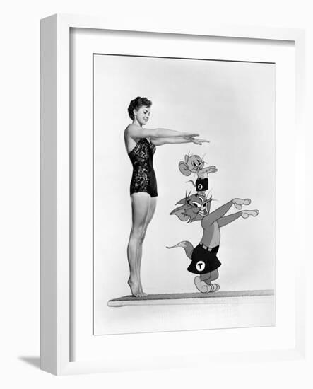 Dangerous When Wet, 1953-null-Framed Photographic Print
