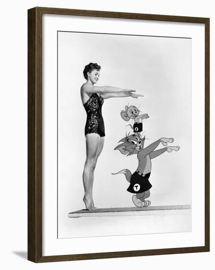 Dangerous When Wet, 1953-null-Framed Photographic Print