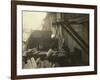 Dangerous Work - 12-Year Old Laborer at Miller and Vidor Lumber Company, Beaumont, Texas, c.1913-Lewis Wickes Hine-Framed Photo